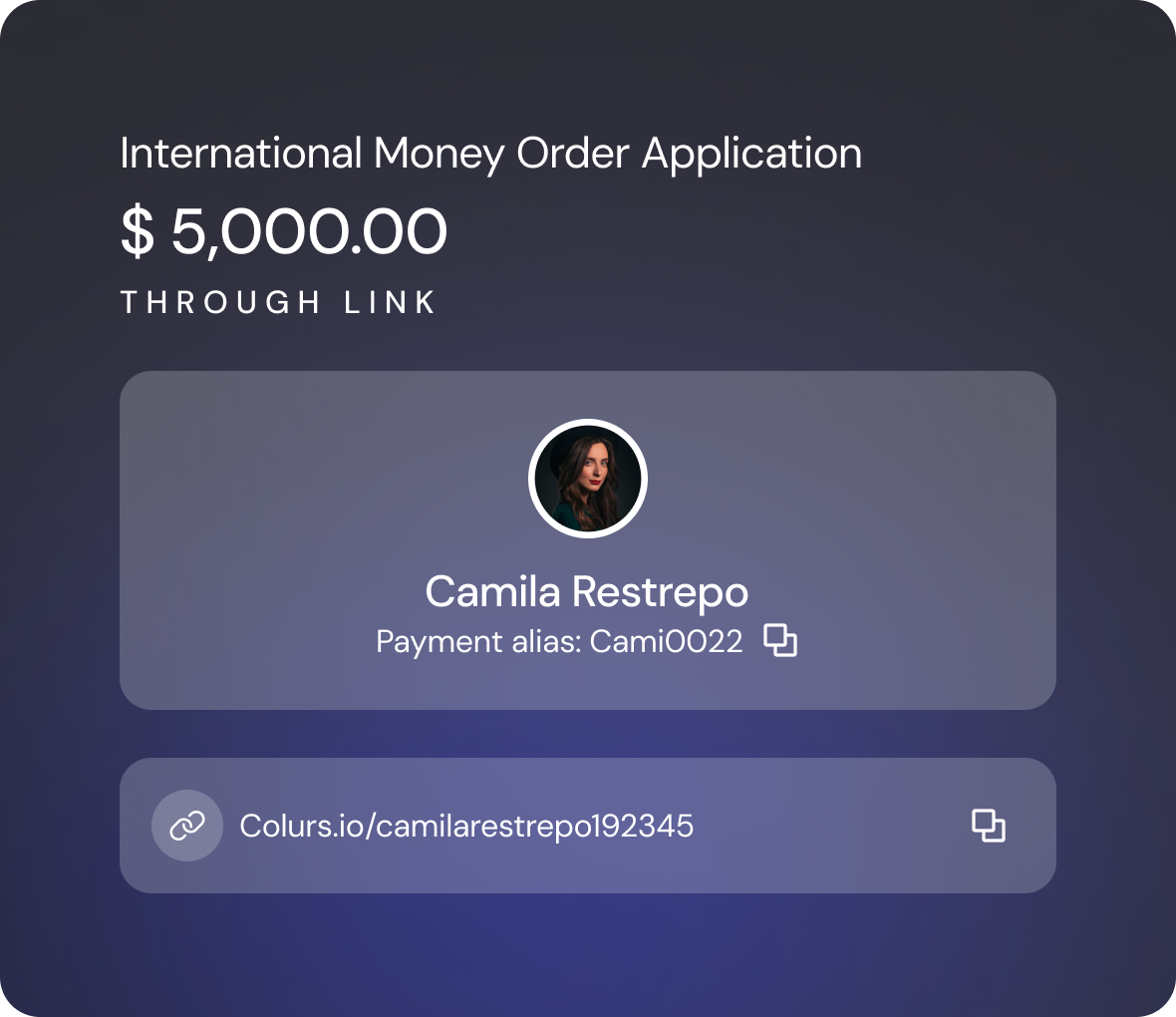 Tarjeta instantánea